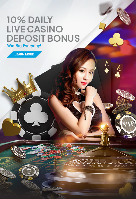 10 Daily Live Casino Deposit Bonus Win Big